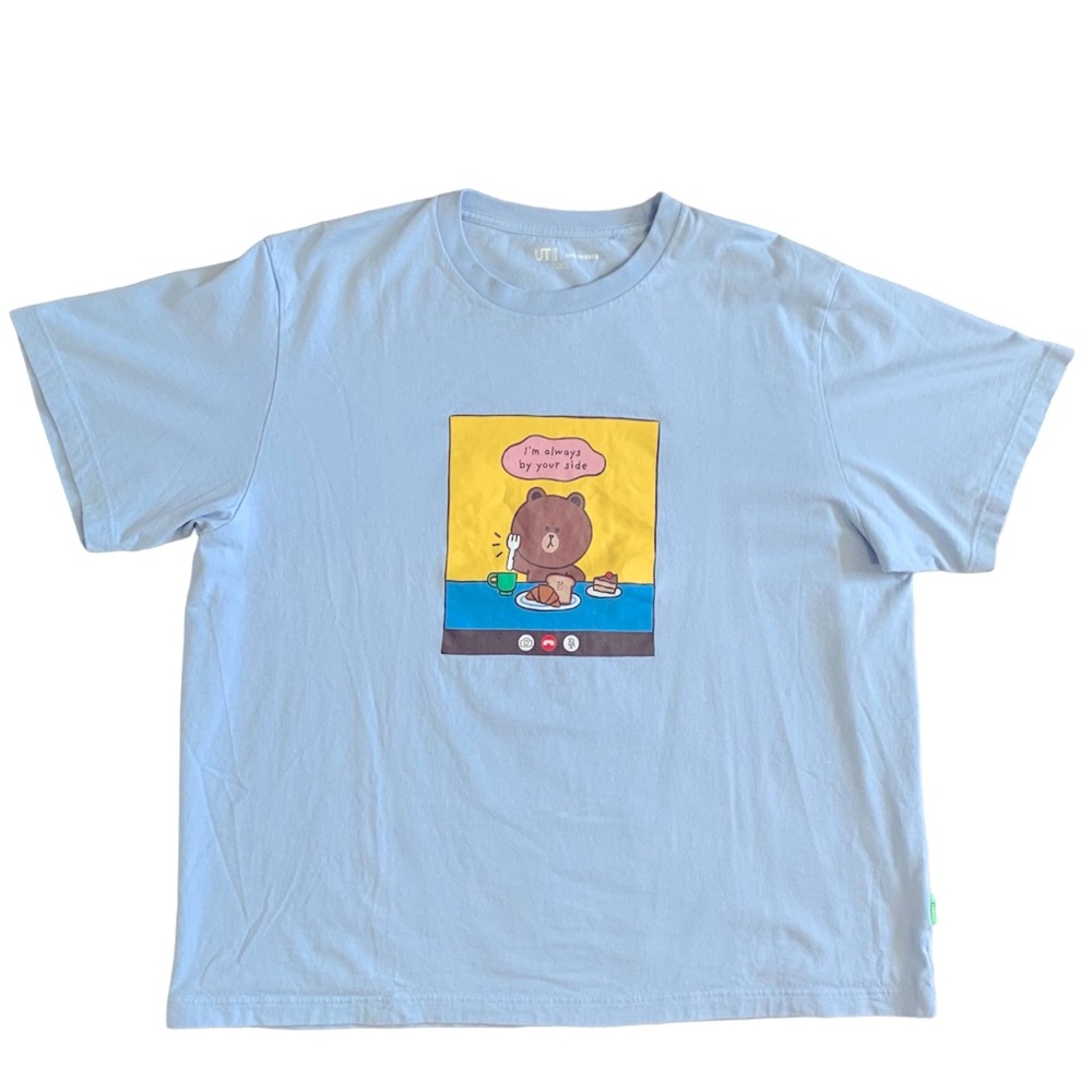 UT Uniqlo Line Friends “I’m Always By Your Side” Unisex Graphic Tee 3XL - Picture 4 of 11